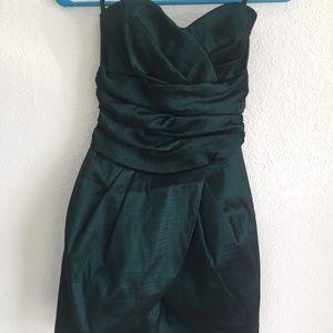 Jessica McClintock Emerald Green Cocktail Dress